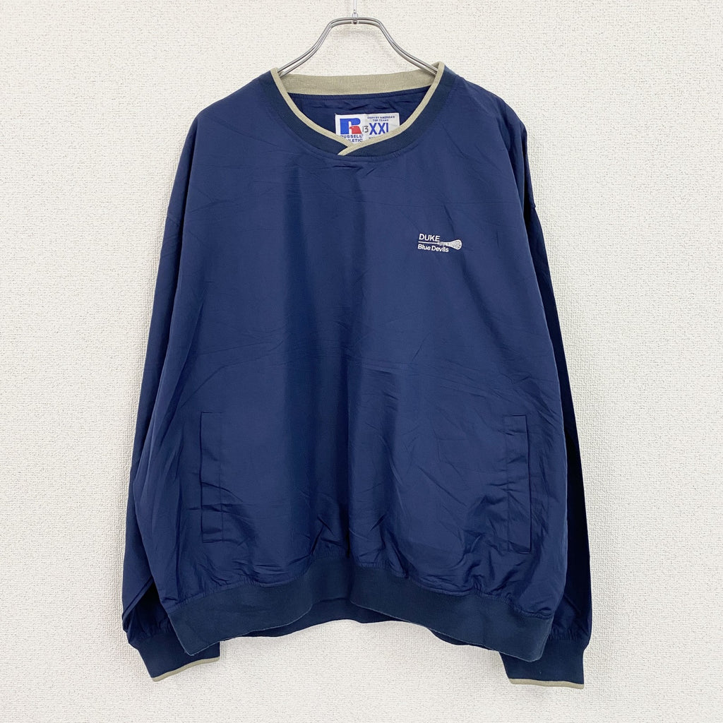 00s　RUSSELL　ラッセル　プルオーバージャケット　ヴィンテージ　紺　ネイビー　2XLサイズ　古着