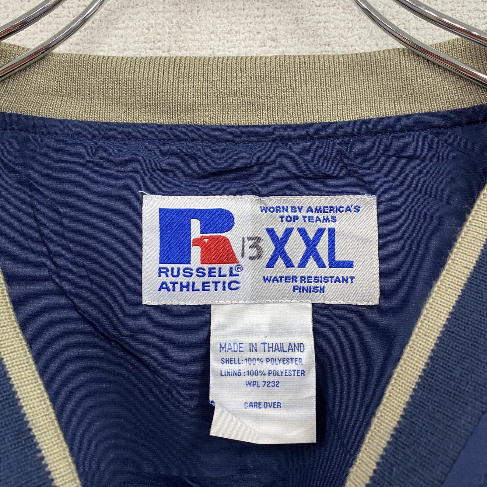 00s　RUSSELL　ラッセル　プルオーバージャケット　ヴィンテージ　紺　ネイビー　2XLサイズ　古着