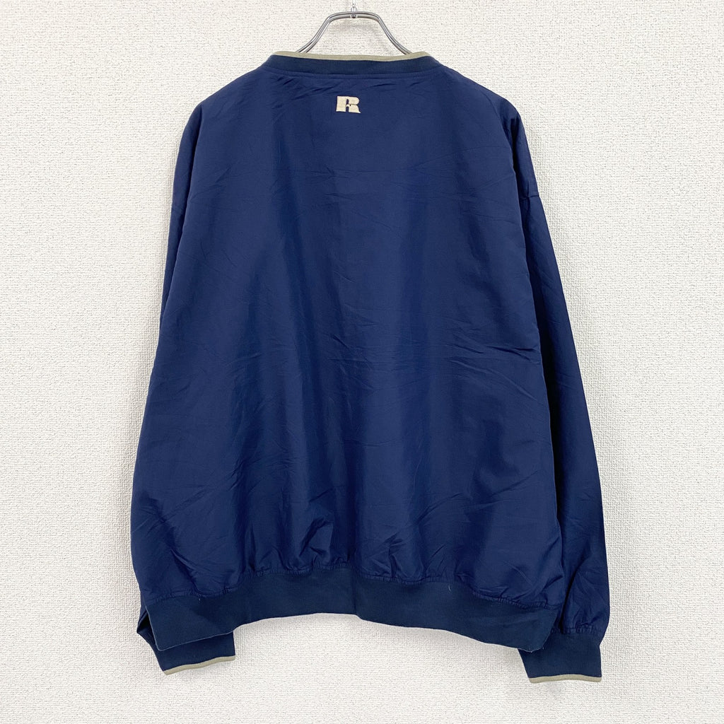 00s　RUSSELL　ラッセル　プルオーバージャケット　ヴィンテージ　紺　ネイビー　2XLサイズ　古着