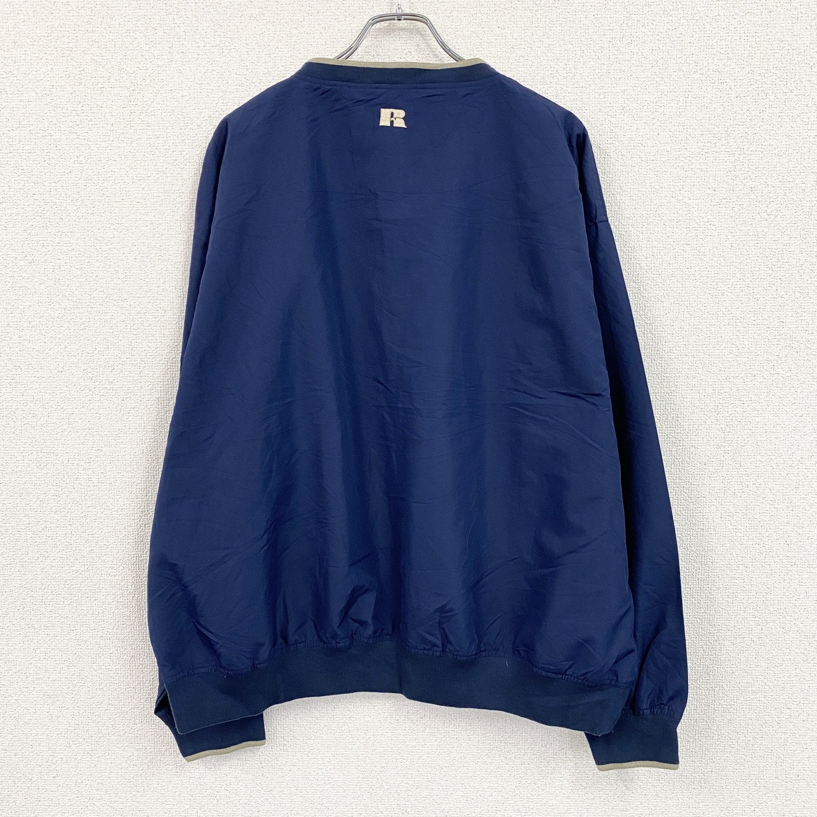 00s　RUSSELL　ラッセル　プルオーバージャケット　ヴィンテージ　紺　ネイビー　2XLサイズ　古着