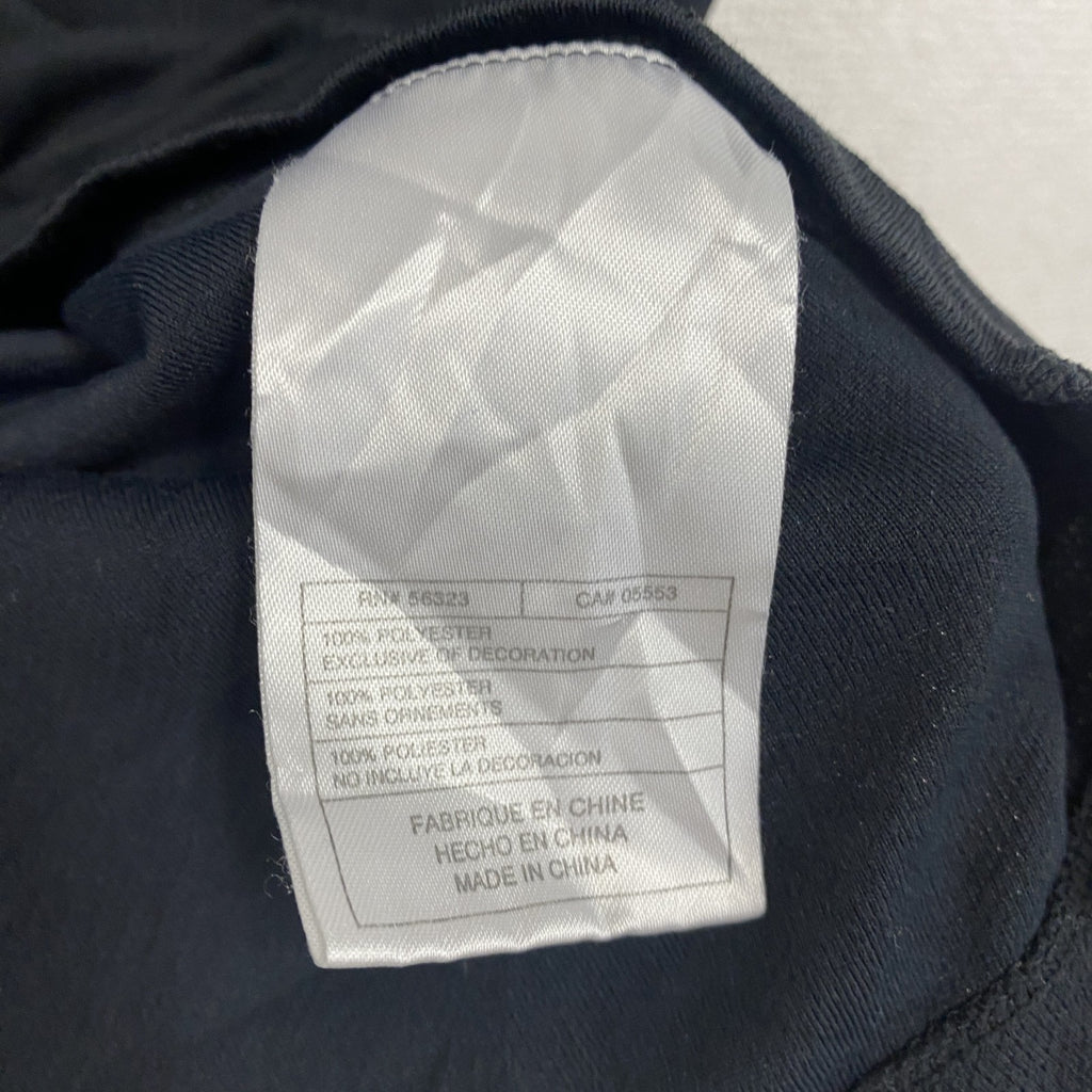 NIKE　ナイキ　半袖Tシャツ　スウッシュ　ラグランスリーブ　ワンポイント　黒　ブラック　Mサイズ　古着