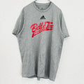 adidas　アディダス　半袖プリントTシャツ　Belle Tire AAA Detroit　グレー　灰色　Lサイズ　古着