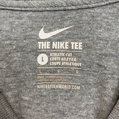 古着　used　NIKE　ナイキ　半袖プリントTシャツ　NFL　シアトル・シーホークス　スウッシュロゴ　グレー　Lサイズ