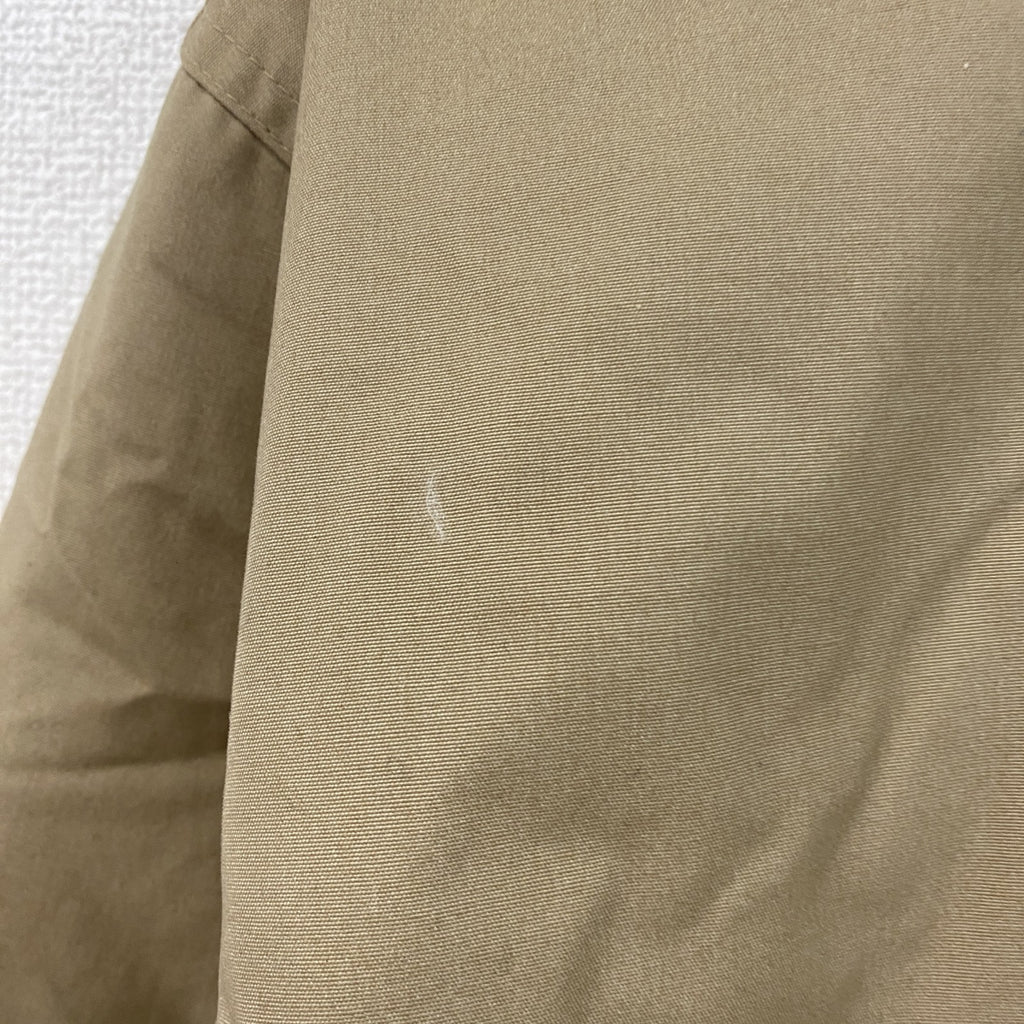 90s　LANDS'END　ランズエンド　マウンテンパーカー　キルティングライナー　中綿入り　ベージュ　XSサイズ　　ヴィンテージ　古着