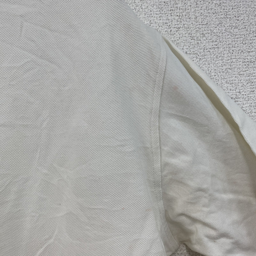 BURBERRY LONDON　バーバリー　半袖ポロシャツ　ノバチェック　白　ホワイト　Mサイズ　古着