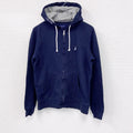 NAUTICA　ノーティカ　フルジップスウェットパーカー/フーディー　紺　ネイビー　XSサイズ　古着