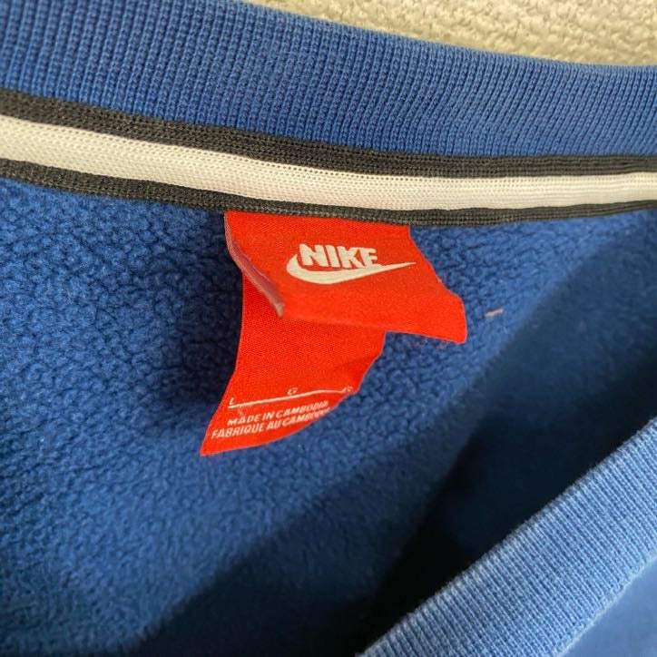 NIKE　ナイキ　スウェット/トレーナー　青　ブルー　Lサイズ