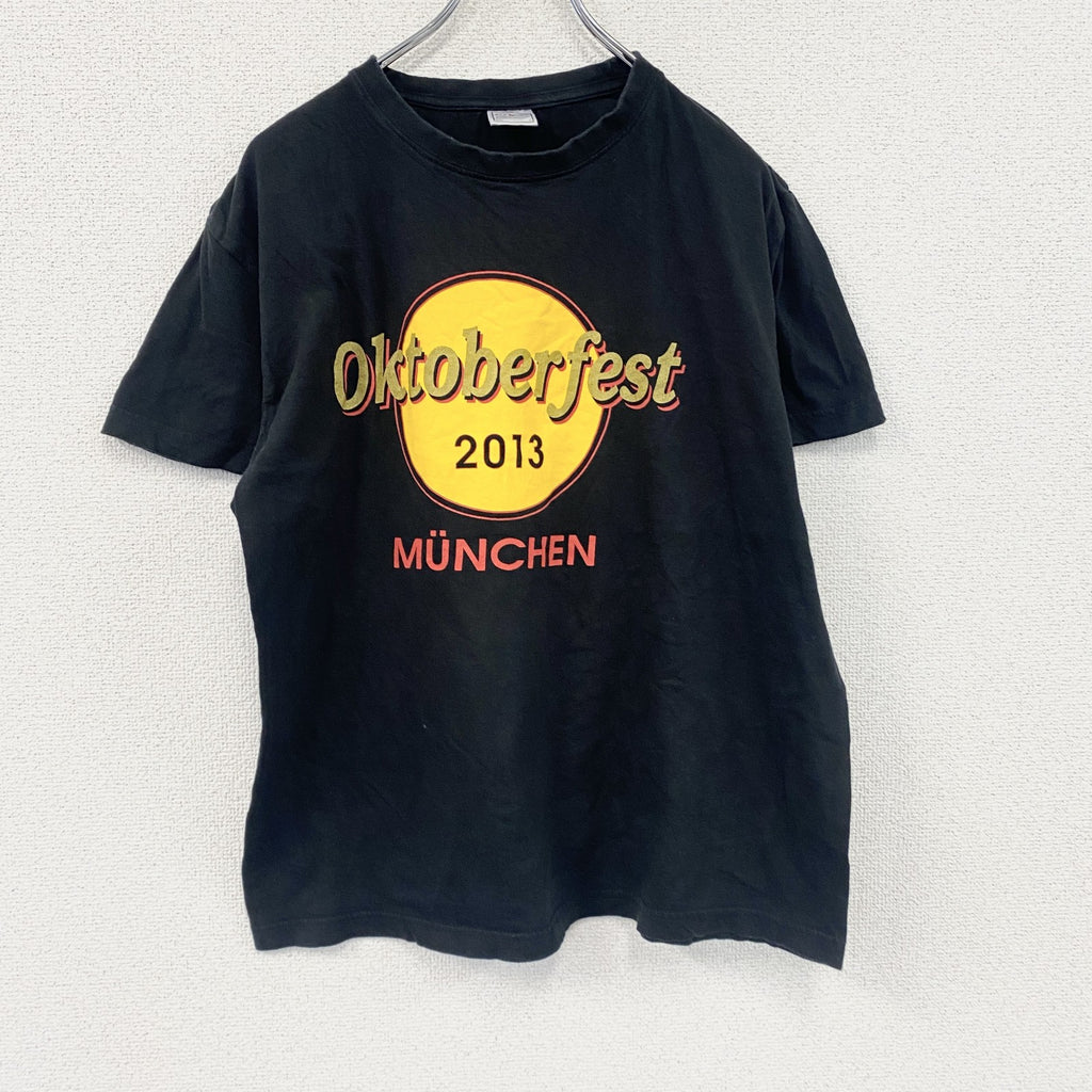 Stedman　半袖プリントパロディTシャツ　Hard Rock Cafe　黒　ブラック　Lサイズ　古着