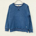 FRUIT OF THE LOOM　フルーツオブザルーム　デニム風スウェットトレーナー　インディゴ　Mサイズ　古着