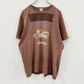 Paul Smith　ポールスミス　半袖プリントTシャツ　GUZZLE　モト・グッツィ　茶色　ブラウン　XLサイズ　古着