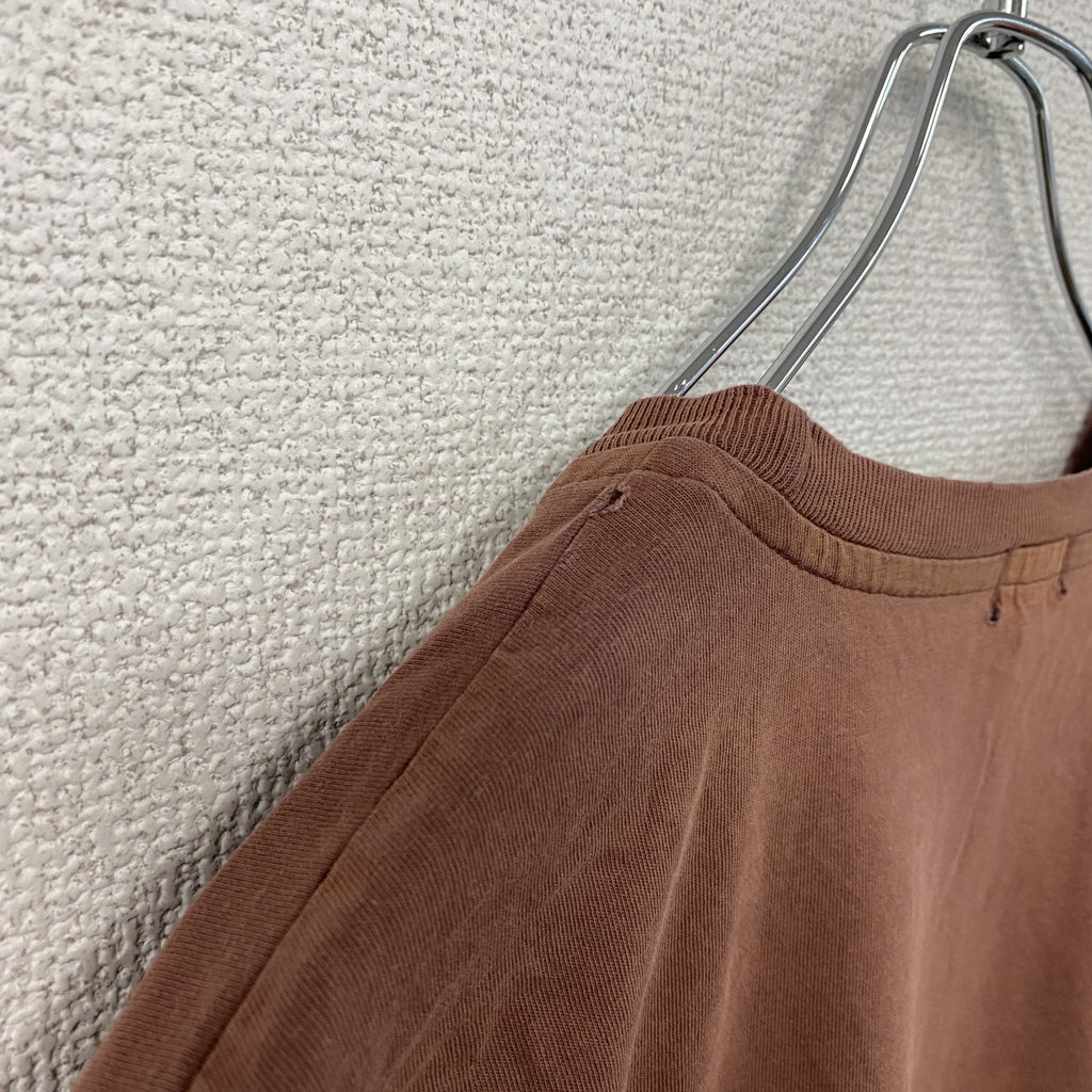 Paul Smith　ポールスミス　半袖プリントTシャツ　GUZZLE　モト・グッツィ　茶色　ブラウン　XLサイズ　古着