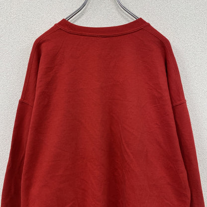 CROSBY COUGARS　スウェット/トレーナー　2連プリント　カレッジタイプ　赤　レッド　