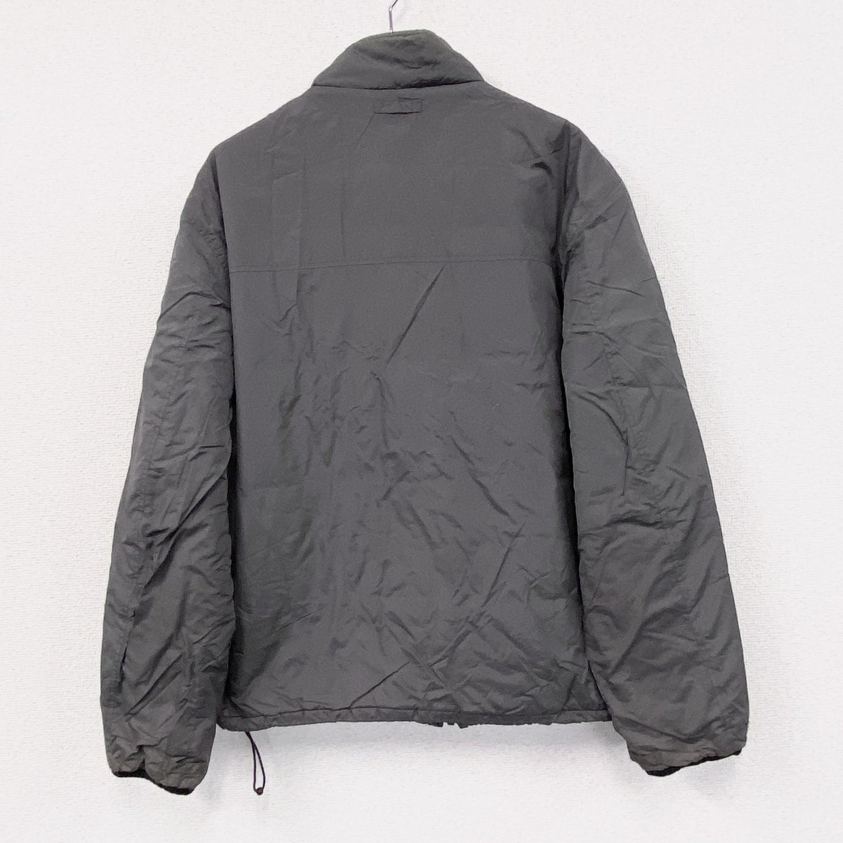 00s　OLD UNIQLO　オールドユニクロ　ナイロンジャケット　中綿入り　ヴィンテージ　ダークグレー　Lサイズ　古着