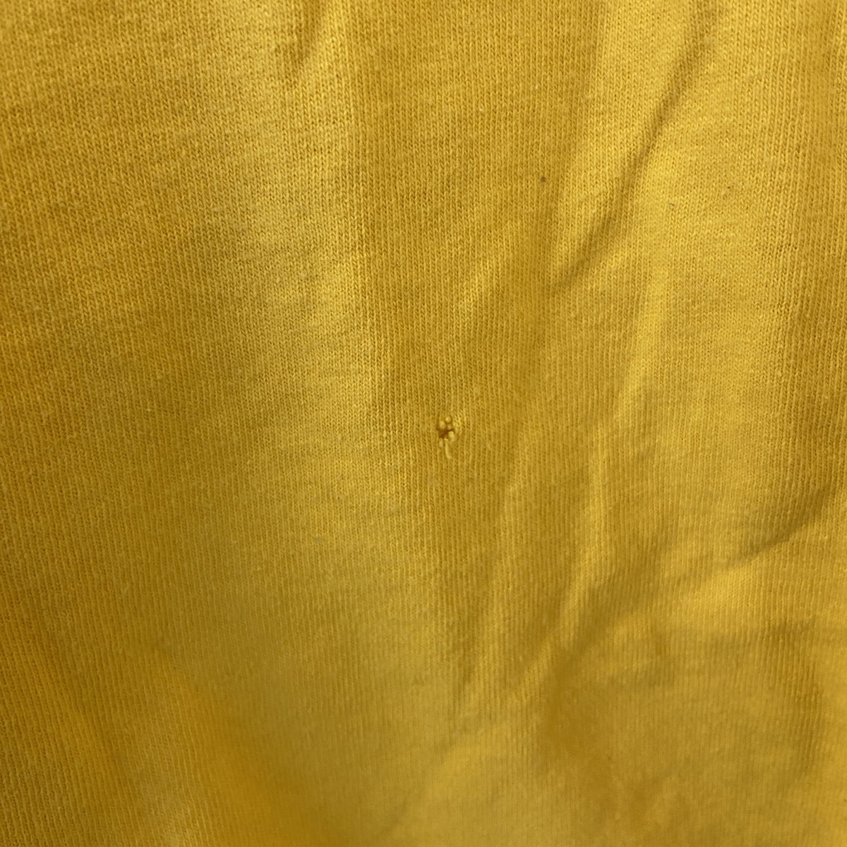 YAZBEK　半袖刺繍デザインTシャツ　ビッグT　Cozumel　メキシコ　クルーネック　黄色　イエロー　2XLサイズ　古着