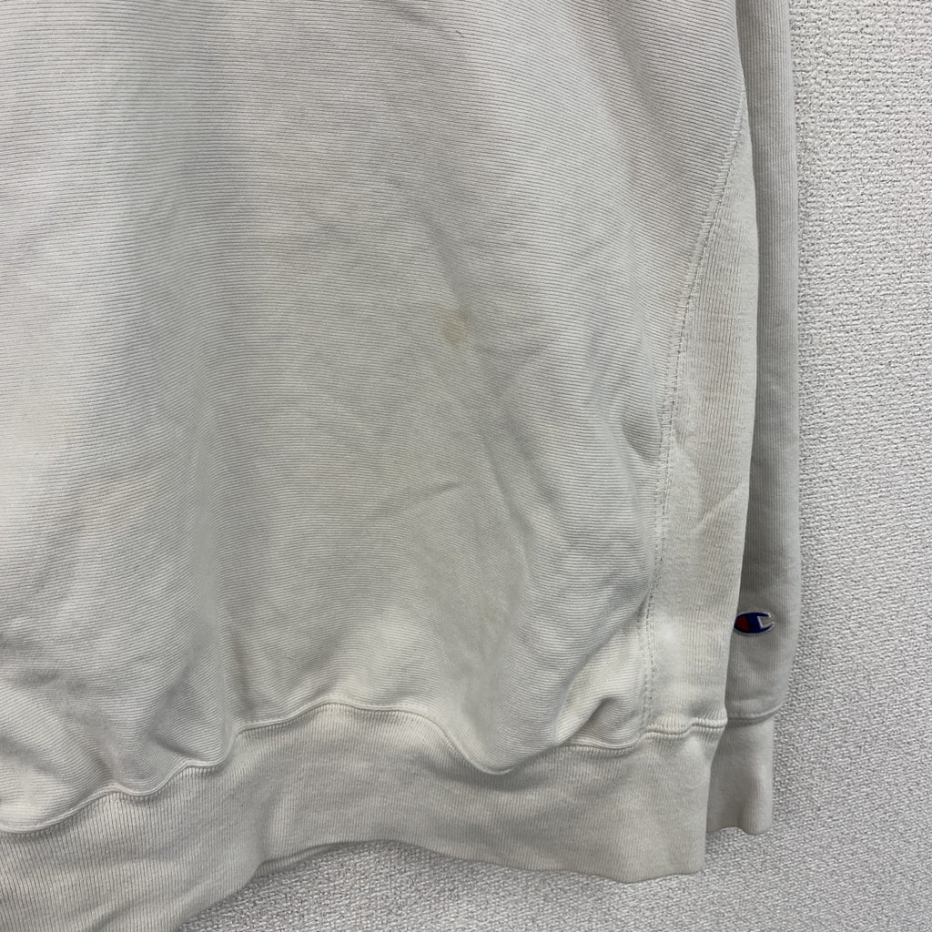 Champion　チャンピオン　リバースウィーブ　スウェット/トレーナー　デカロゴ　単色タグ　復刻　白　ホワイト　Mサイズ　古着