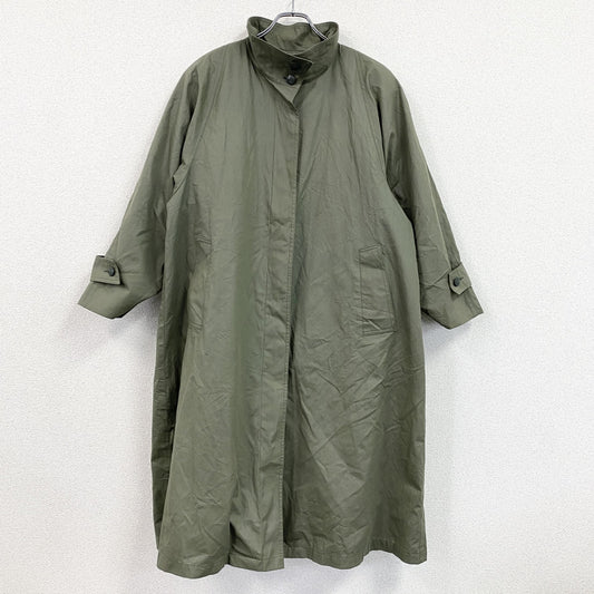 LONDON FOG　ロンドンフォグ　トレンチコート　比翼仕立て　チェックライナー　カーキ　14サイズ