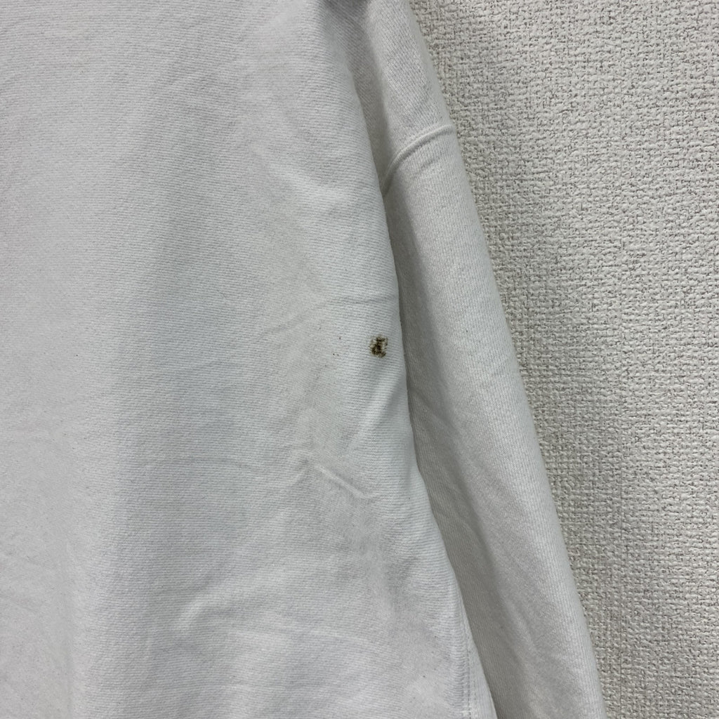 Champion　チャンピオン　リバースウィーブ　スウェット/トレーナー　カレッジプリント　現行　白　ホワイト　Mサイズ　古着