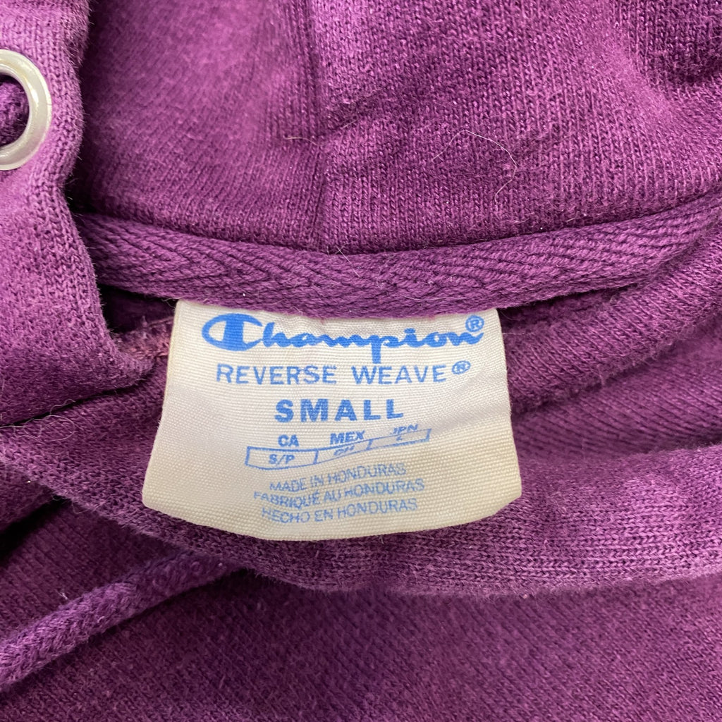 Champion　チャンピオン　リバースウィーブ　スウェットパーカー/フーディー　ヘビーウェイト　現行　紫　パープル　Sサイズ　古着
