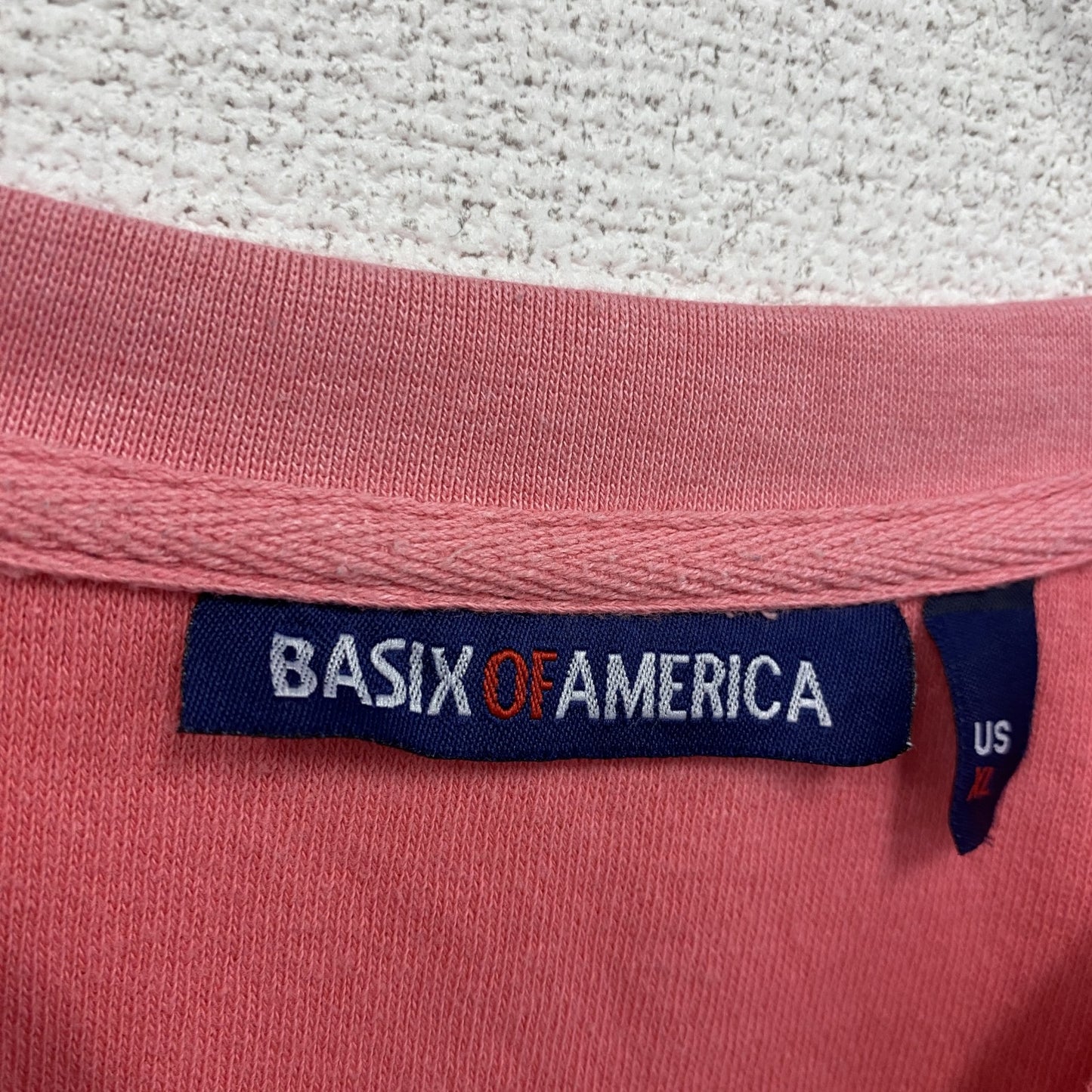 BASIX OF AMERICA　COSTA RICA　スウェット/トレーナー　ラグランスリーブ　ピンク　XLサイズ