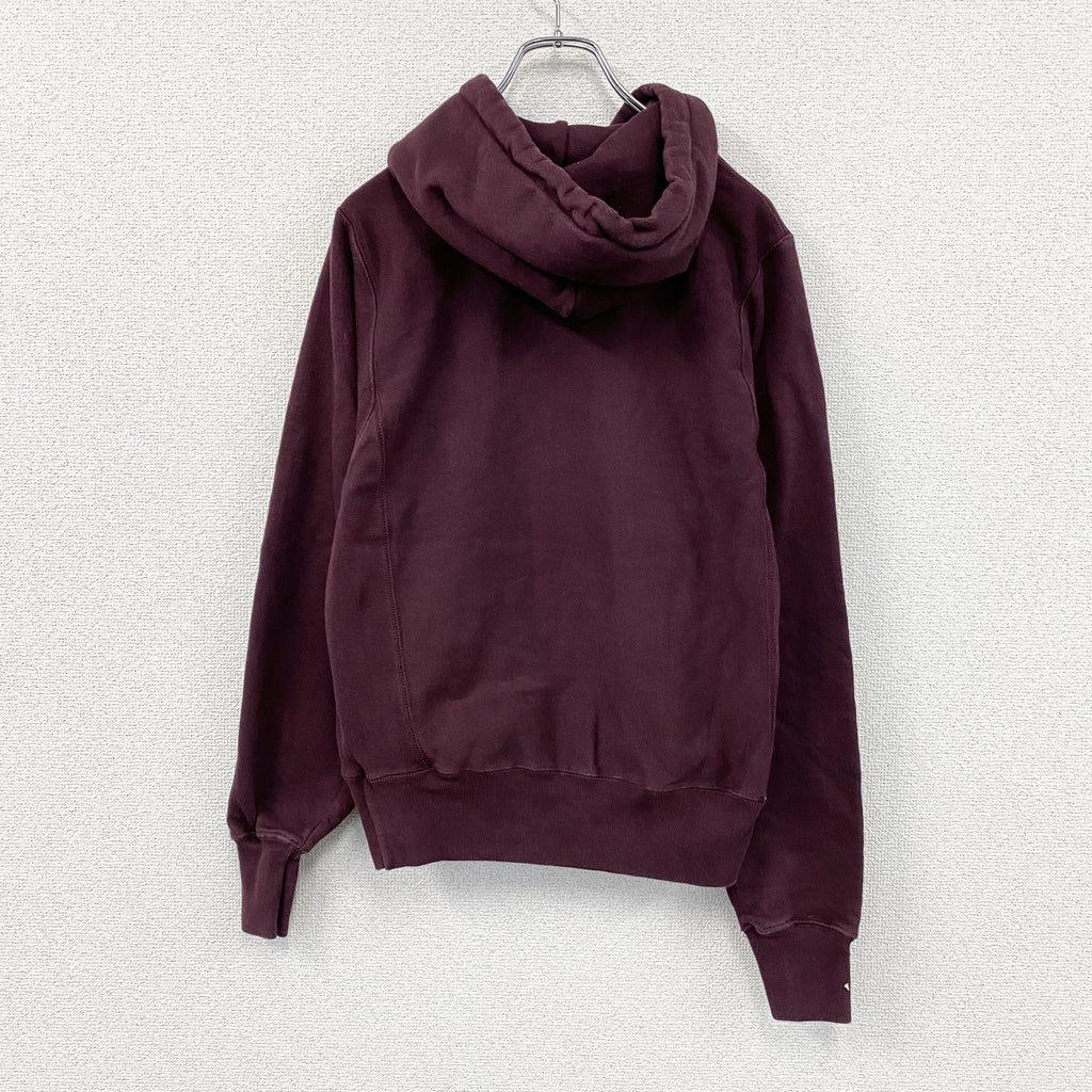 Champion　チャンピオン　リバースウィーブ　スウェットパーカー/フーディー　目無し　現行　ワインレッド　XSサイズ　古着