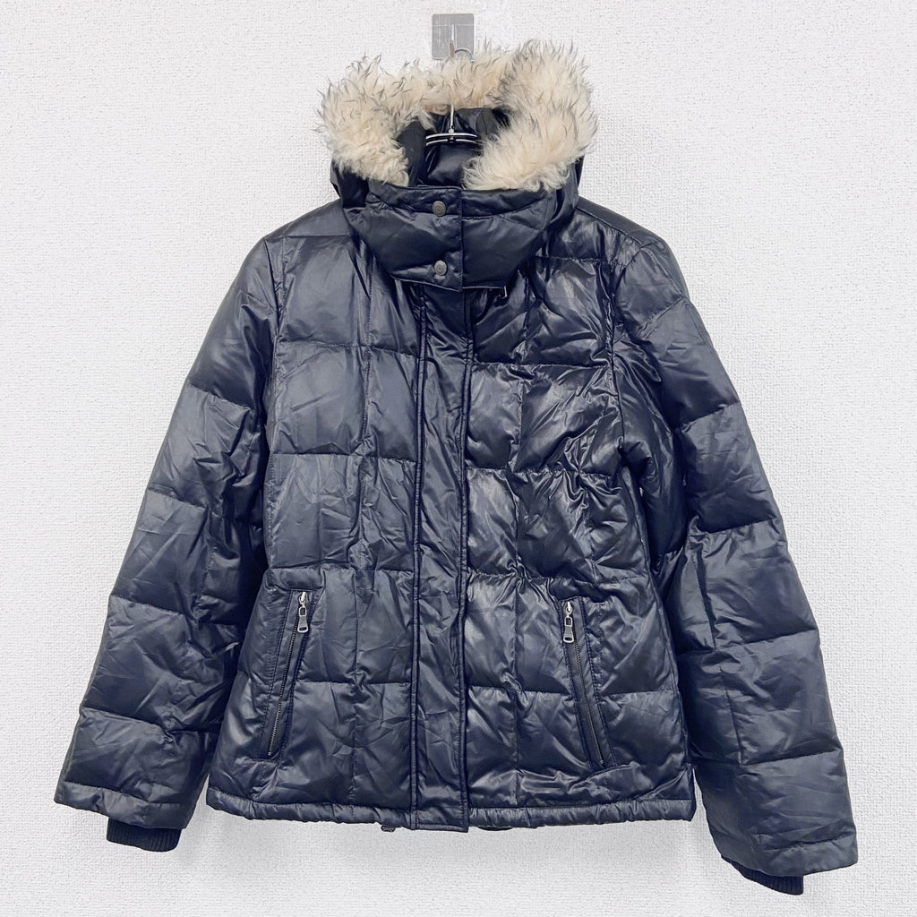Calvin Klein Jeans　カルバンクラインジーンズ　ダウンジャケット　ダウン80%　黒　ブラック　Mサイズ　古着