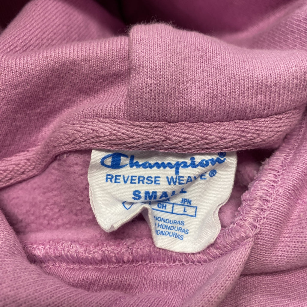 Champion　チャンピオン　リバースウィーブ　スウェットパーカー/フーディー　目無し　ヘビーウェイト　現行　ピンク　Sサイズ　古着