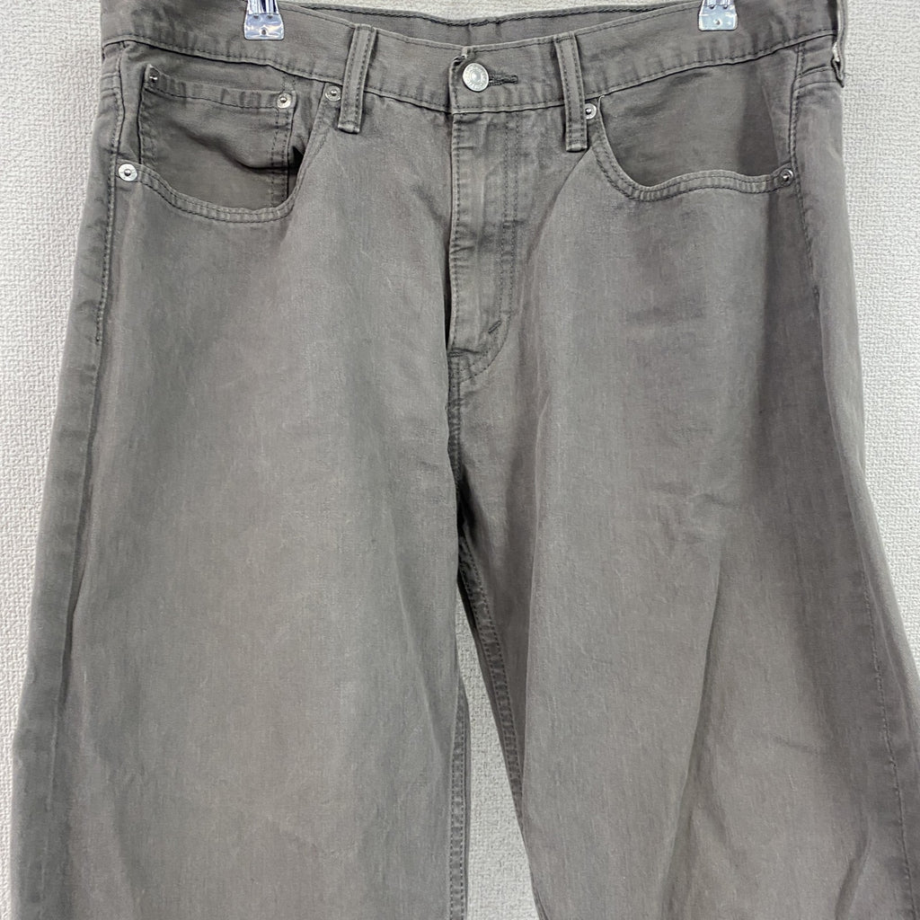 Levi’s　リーバイス　508　デニムパンツ/ジーンズ　ジップフライ　灰色　グレー　W34サイズ　古着