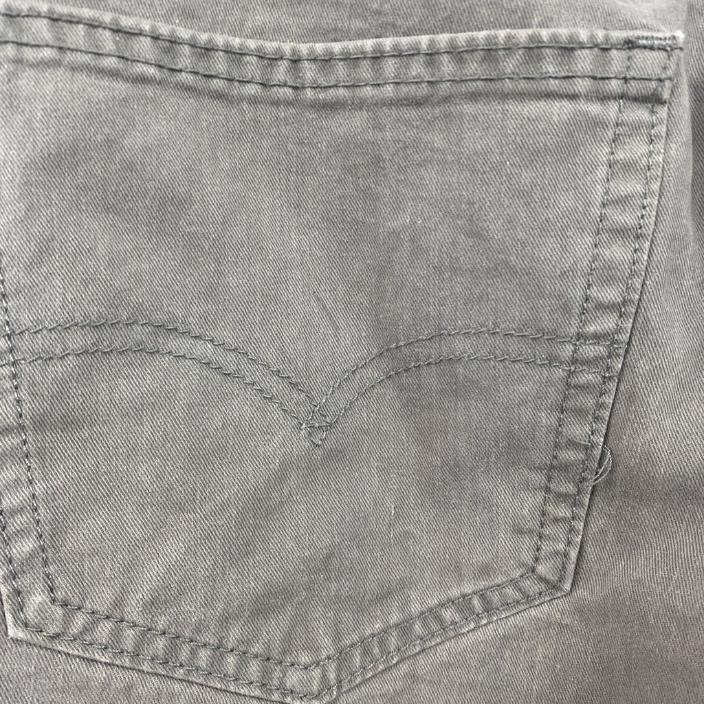 Levi’s　リーバイス　508　デニムパンツ/ジーンズ　ジップフライ　灰色　グレー　W34サイズ　古着