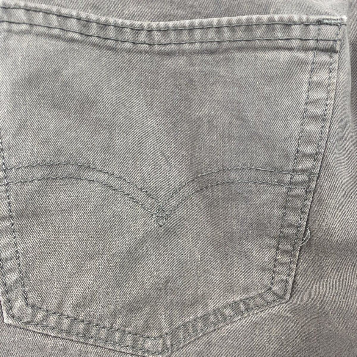 Levi’s　リーバイス　508　デニムパンツ/ジーンズ　ジップフライ　灰色　グレー　W34サイズ　古着