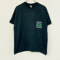 GILDAN　ギルダン　半袖プリントTシャツ　黒　ブラック　Lサイズ カットソー メンズ 古着