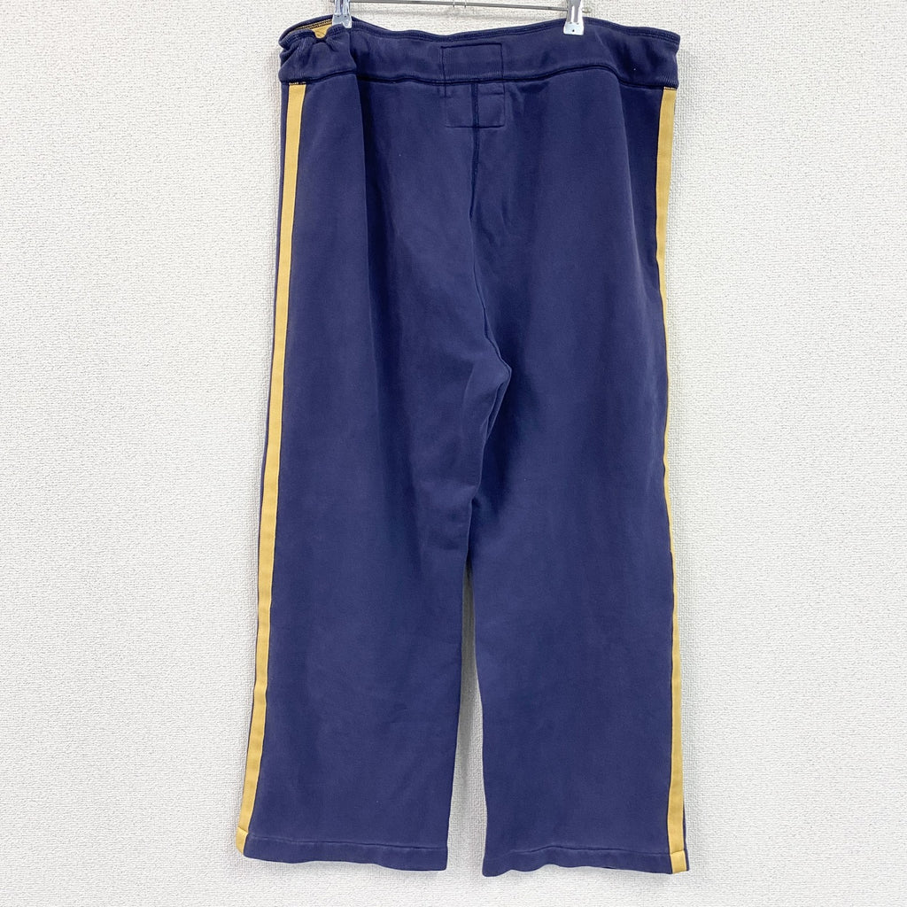 00s　Abercrombie&Fitch　アバクロンビー&フィッッチ　トラックパンツ/ジャージパンツ　裏ボア　紺　ネイビー　Lサイズ　