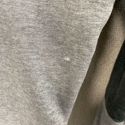 NIKE　ナイキ　ハーフジッププルオーバースウェット/トレーナー　バイカラー　灰色　グレー　Lサイズ