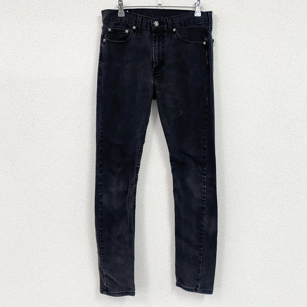 Levi’s　リーバイス　510　ブラックデニムパンツ/ジーンズ　ジップフライ　黒　ブラック　W32サイズ　古着