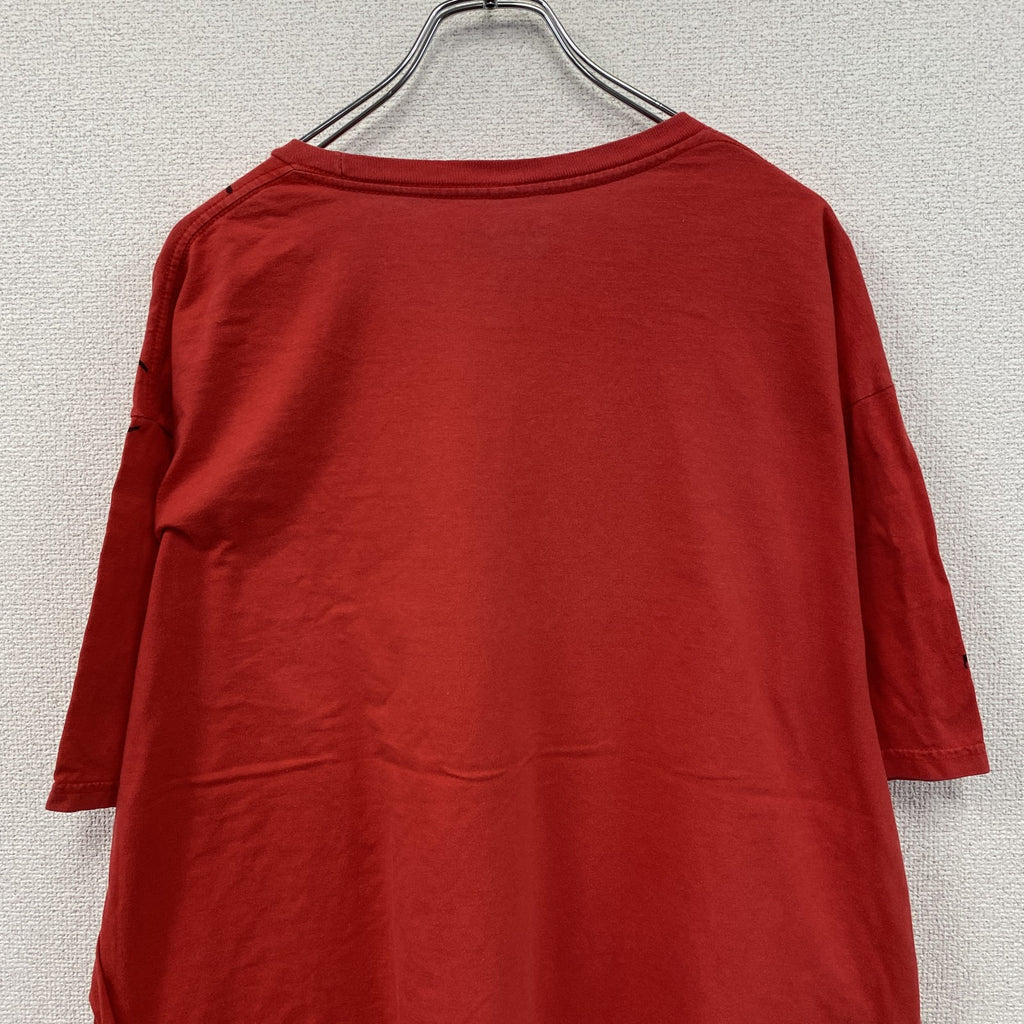 MARVEL　マーベル　スパイダーマン　半袖プリントTシャツ　赤　レッド　2XLサイズ　古着