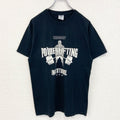 JERZEES ジャージーズ　半袖プリントTシャツ　パワーリフティング　黒　ブラック　Mサイズ　古着