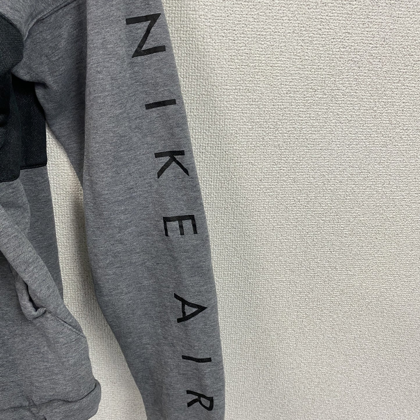 NIKE　ナイキ　ハーフジッププルオーバースウェット/トレーナー　バイカラー　灰色　グレー　Lサイズ