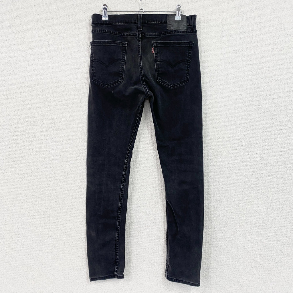 Levi’s　リーバイス　510　ブラックデニムパンツ/ジーンズ　ジップフライ　黒　ブラック　W32サイズ　古着