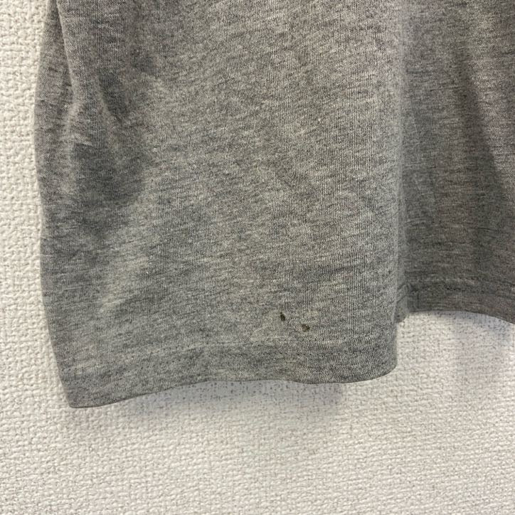 JERZEES ジャージーズ　半袖プリントTシャツ　NEWMAN GROVE　グレー　灰色　クルーネック　古着