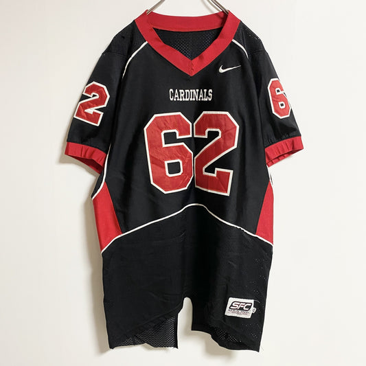 古着 used　NIKE　ナイキ　CARDINALS カージナルス　ゲームシャツ　ユニフォーム　ビッグシルエット　XLサイズ