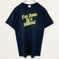 anvil　アンヴィル　半袖プリントTシャツ　BLUE GOOSE　3連プリント　アーチプリント　黒　ブラック　Sサイズ　古着