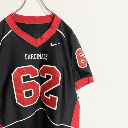 古着 used　NIKE　ナイキ　CARDINALS カージナルス　ゲームシャツ　ユニフォーム　ビッグシルエット　XLサイズ