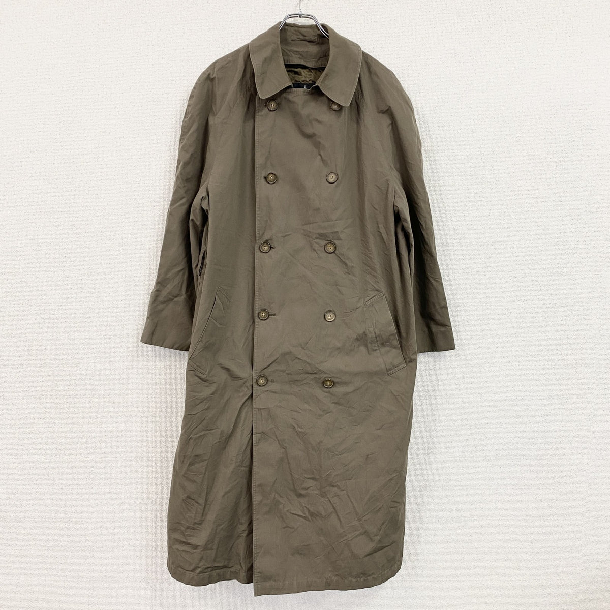 LONDON FOG　ロンドンフォグ　ダブルトレンチコート　茶色　ブラウン　40サイズ　古着
