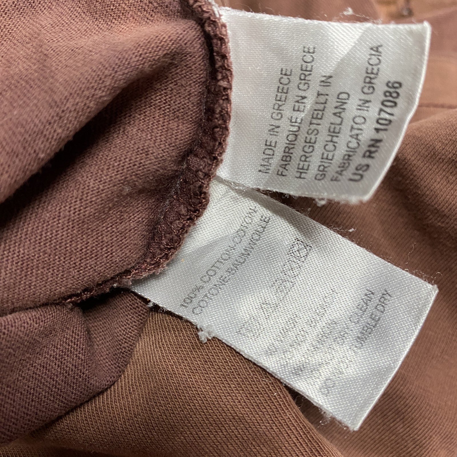 Paul Smith　ポールスミス　半袖プリントTシャツ　GUZZLE　モト・グッツィ　茶色　ブラウン　XLサイズ　古着