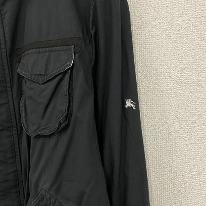 BURBERRY　BLACK　LABEL　バーバリーブラックレーベル　ミリタリージャケット　紺　ネイビー　Lサイズ