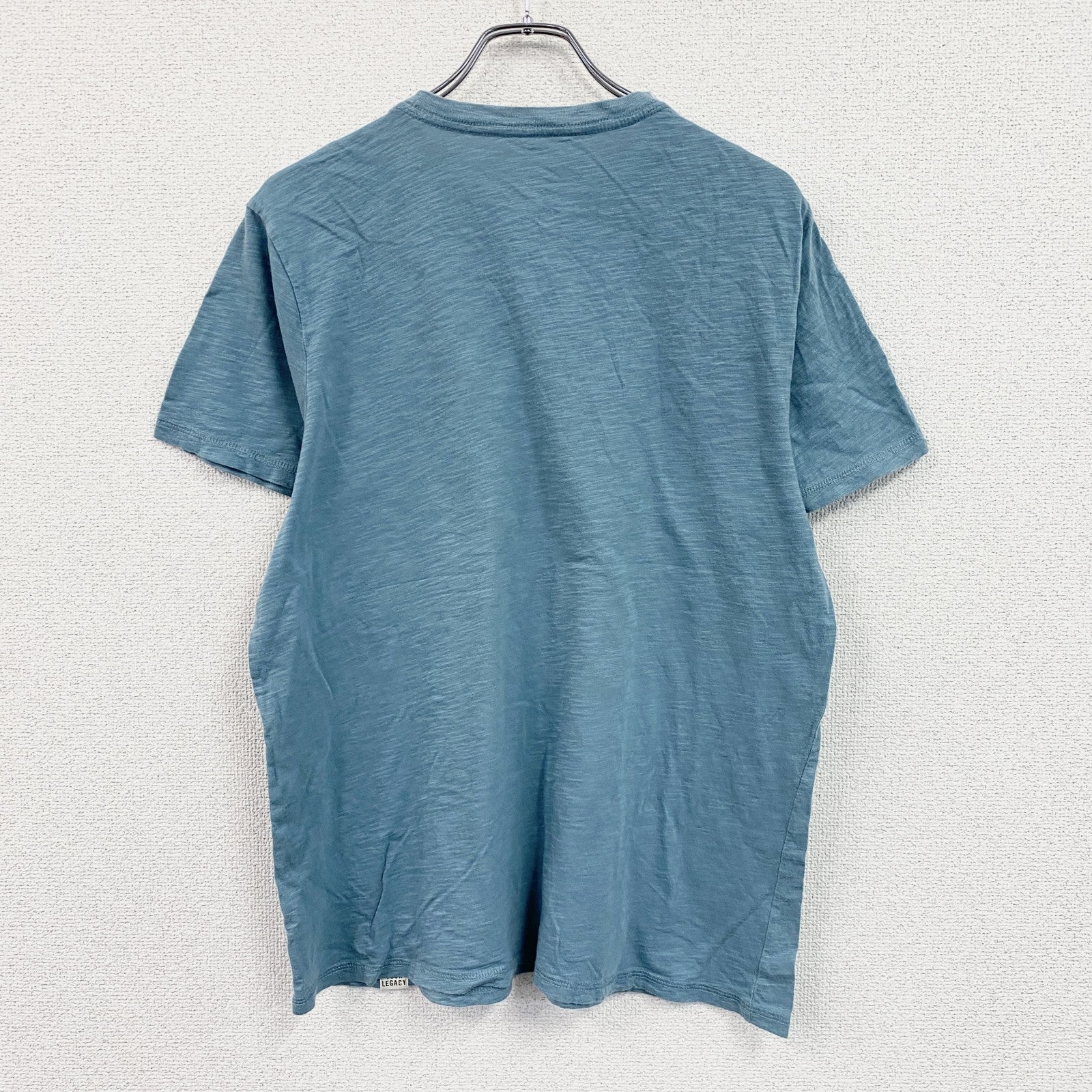 Legacy Casual Apparel　半袖プリントTシャツ　カナダ　BANFF　アーチプリント　青　ブルー　Lサイズ　古着