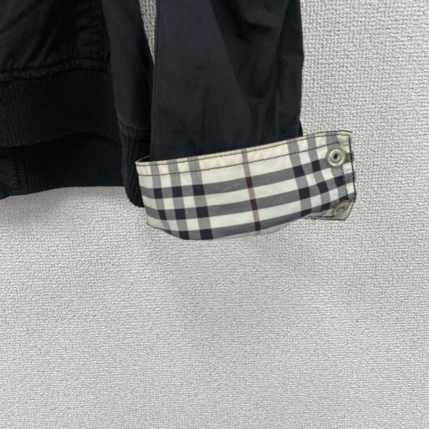 BURBERRY　BLACK　LABEL　バーバリーブラックレーベル　ミリタリージャケット　紺　ネイビー　Lサイズ