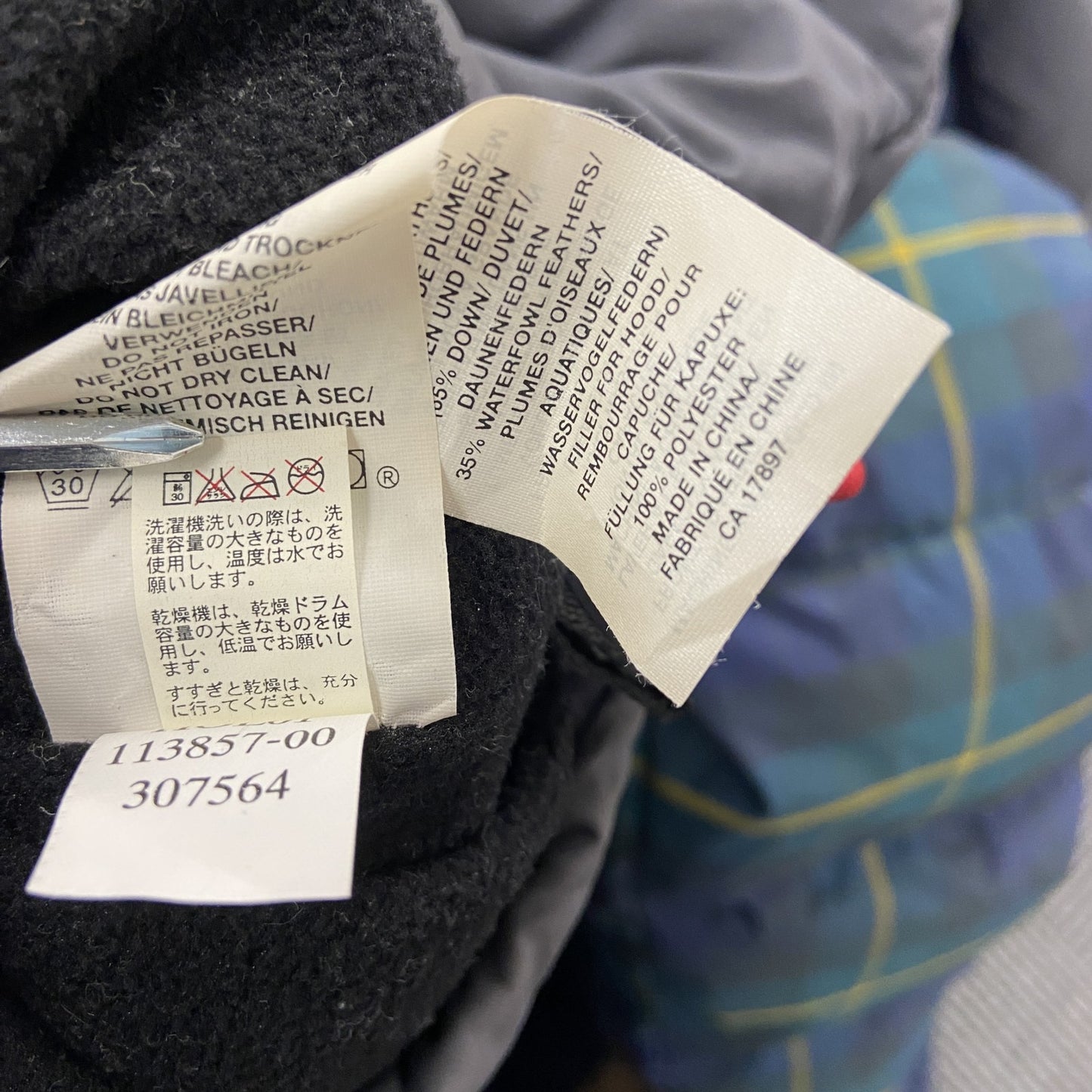 GAP　ギャップ　ダウンジャケット　フーディー　比翼仕立て　紺　ネイビー　XXLサイズ