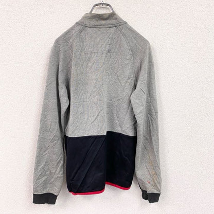 NIKE　ナイキ　フルジップジャケット　バイカラー　灰色　黒　グレー　ブラック　Ｍサイズ　