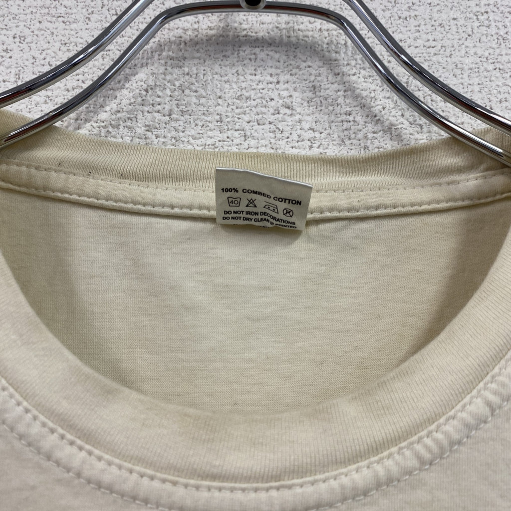 OZONE HOLIDAYS　半袖プリントアニマルTシャツ　MAURITIUS ISLAND　白　ホワイト　Mサイズ　古着