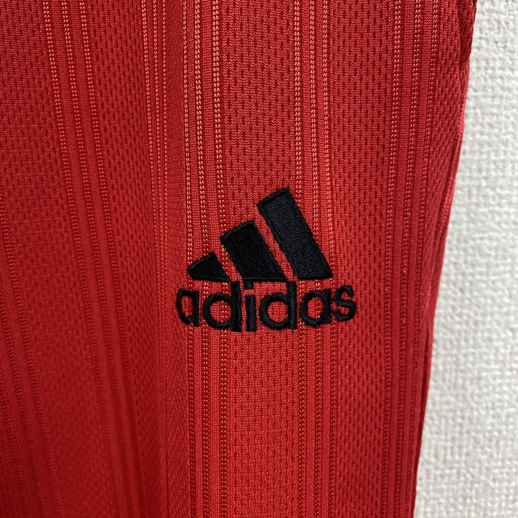 adidas　アディダス　トラックパンツ/ジャージ　赤　レッド　Mサイズ　古着